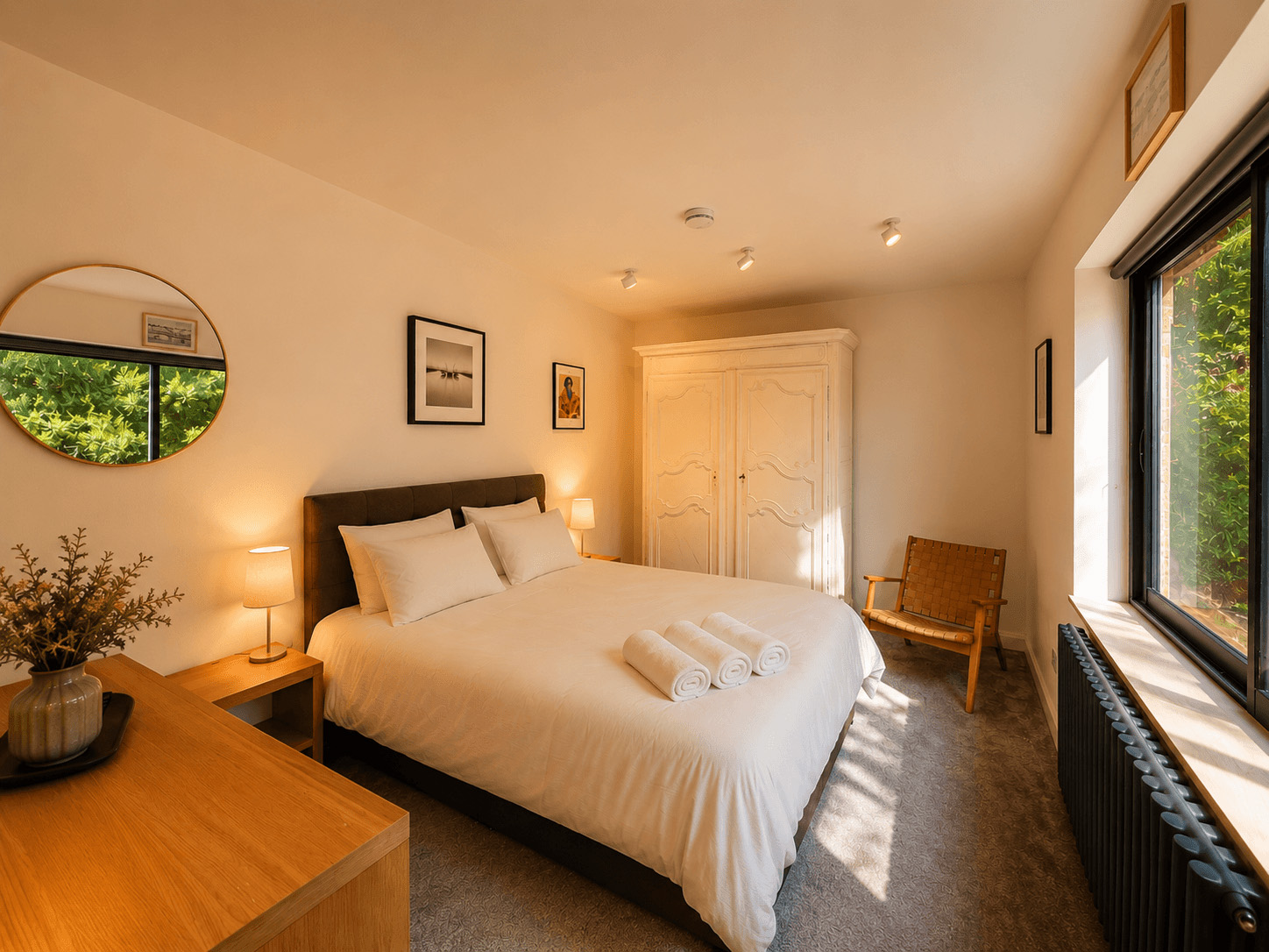 Double bedroom with natural light